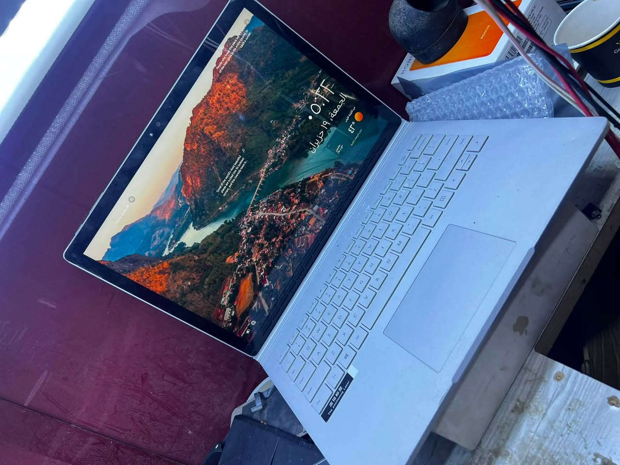 لابتوب شاشه 4k دقه وضوح فول مواصفات كلش حلوه  تفيد لدراسه تفيد اعمال ابو صيانه يفتح رموز بيها اني دابيع ممستفاد منها ولا استخدمها بيها فطر صغير حاولت اطلعه ميطلع  

سعرها 125 الي تفيده بالعافيه علي حاسبه تخبل 

للعلم معروضات خواتها بالفيس ب650

رقمي ***********
