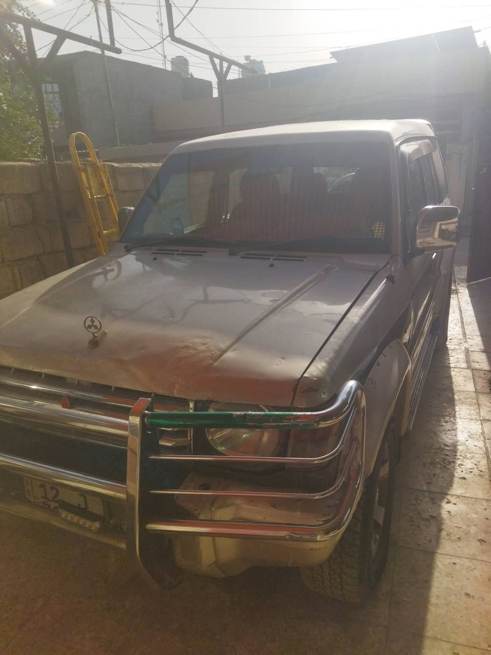 سلام عليكم مكلف بنشر سياره باجيرو موديل 91 رقم انكليزي نينوى بسمه تحويل سياره جهازه شغله سياره حلوه احلى من صور مكاني بغداد سعر 38 وبيه مجال رقم صاحب ***********
