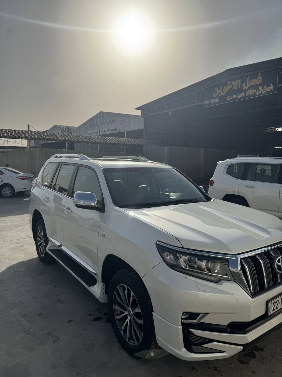 سلام عليكم
برادو ٢٠٢٣
وكاله ساز ماشيه 28 بعدها بل ضمان 
Vx فول موصفات للاخير 
مكفوله من كلشي 
رقم اربيل وكاله او تحويل حاضر 
السعر 550$
مصطفى ***********
