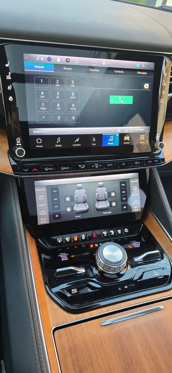 سلام عليكم
جيب كراند وكنير للبيع موديل 2022 فول مواصفات محرك -8سلندر 6400 تو كلر قمارة اسود بلادي
فتحة +بانوراما
جلد. داخل نيلي
كشانة كهرباء تدفئة تبريد مساج
ذاكرة خزن مقاعد
كامرات عدد 7
رادارات محيطية 
ناضور ليلي 
كامرة مراقبة أطفال 
كامرة بالمراية 
خاصية فتح الصندوق بالقدم
انارة محيطية 
سستم صوت ماكنتوش
جكات 
فور ويل
شاحن واير لس
قاصة 
اوتو هولد 
هندبريك بصمة
قيادة شبه ذاتية
5وضعيات قيادة 
دوسات كهرباء
جميع الكشنات كهرباء 
سقف كنتارة
تخم تاير جديد 
5شاشات 
بعد بيها مواصفات بس ماريد أطول لكثر
(مواصفاته أعلى من الرانج) 
حادث بس بنيد تصليح درجة أولى وبلادي 
رقم أربيل 
ارخص كراند وكنير بهيج مواصفات 
سعر 38000$
أكثر تفاصيل اتصل على
رقم ***********
***********
