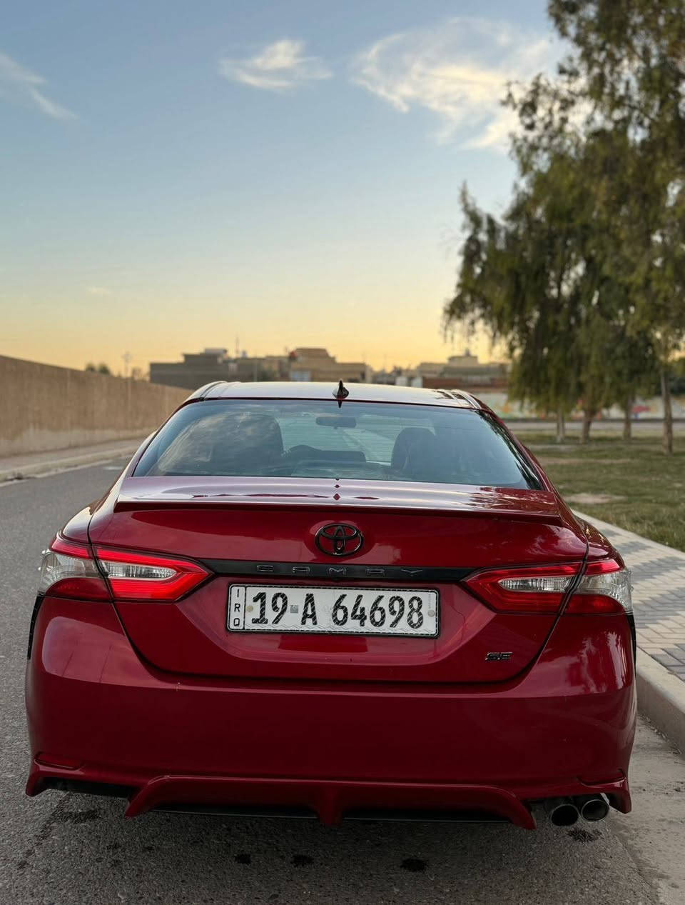 سلام عليكم
للبيع كامري 2019
ابيع احزام قماره وجنطه بدون صبغ
السعر 139 وبيه مجال بسيط
***********
كربلاء حي الحسين 
سونار وصور الحادث مرفق
