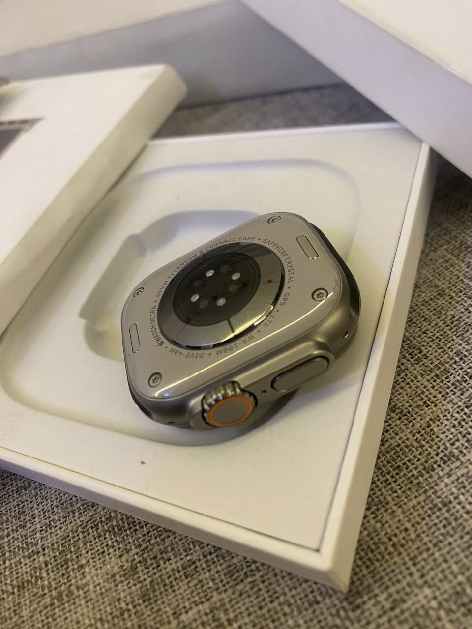 ساعه أبل ⌚️ وكالة
اللترا   1️⃣ تيتانيوم طبيعي
حجم  4️⃣9️⃣  ⛩️
                     بطاريه 9️⃣1️⃣🔋
نظافه  1️⃣0️⃣0️⃣💯💯 
مركز سيمو المايسترو دورة شارع الصحه
👉👉***********
اتصال 📞واتس اب /للحجز
ضيف  الصفحه👉👉 ليصلك كل جديد يخص منتجات ابل
