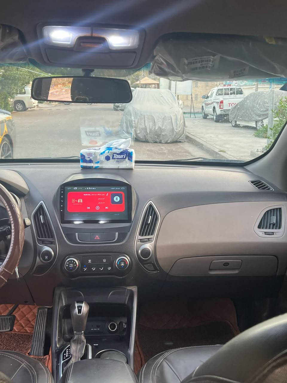 سلام عليكم توسان 2014 للبيع  خليجي بيها بس بارد بالجاملغ   السعر 145  مكاني الوزيرية ***********
