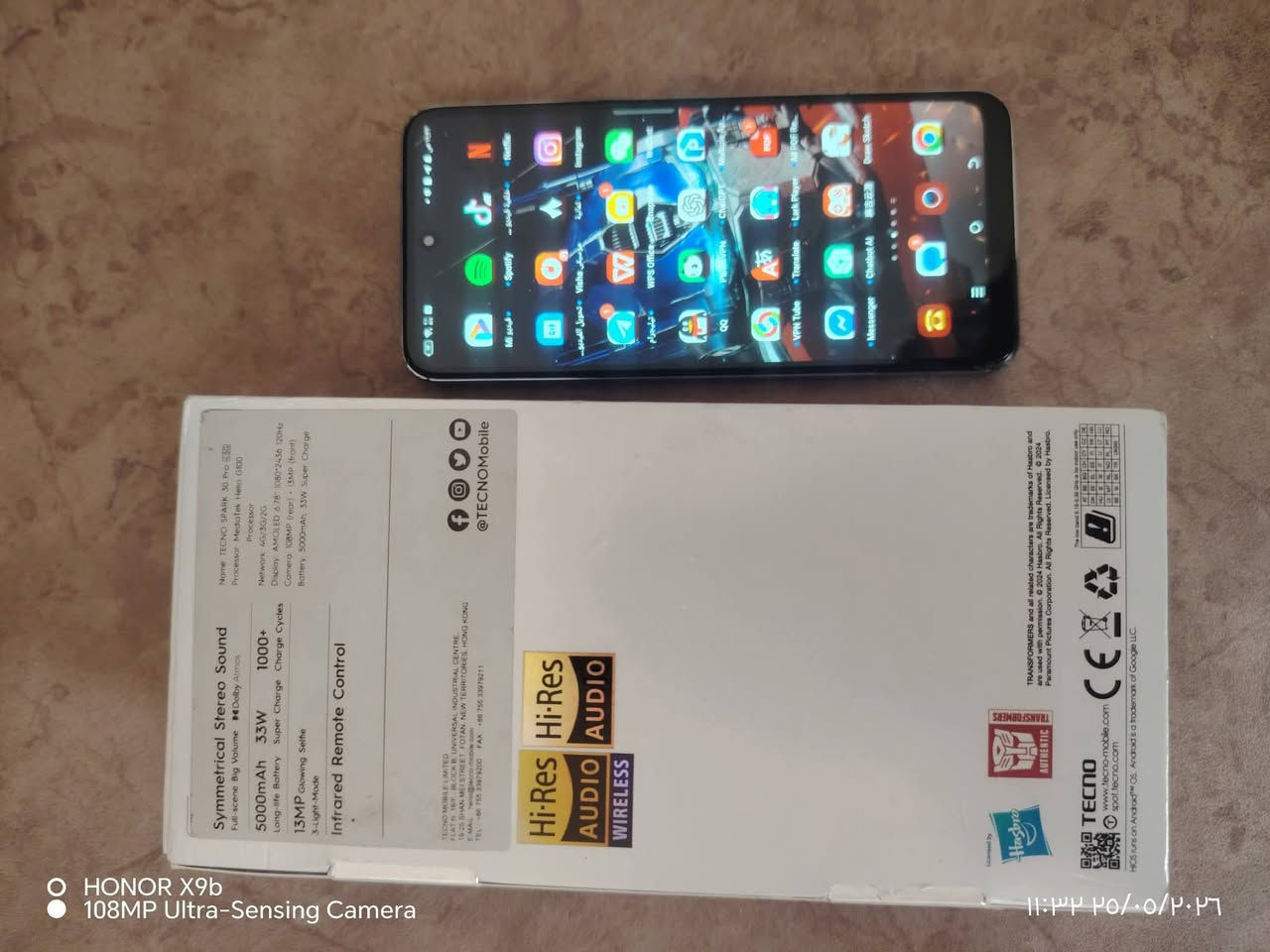 TECNO SPARK 30pro
للبيع جهاز مستخدم شهر البطاريه 5000 الذاكرة 256 الرام 8+8 كارتونه او شاحنه ويه جهاز مستبدل فقط شاشه السعر 130 ماعندي توصيل مكاني بغداد النهروان


**إذا كنت صاحب هذا الإعلان وتريد حذفه لأي سبب، رجاءا أرسل رسالة إلى الدعم الفني**
