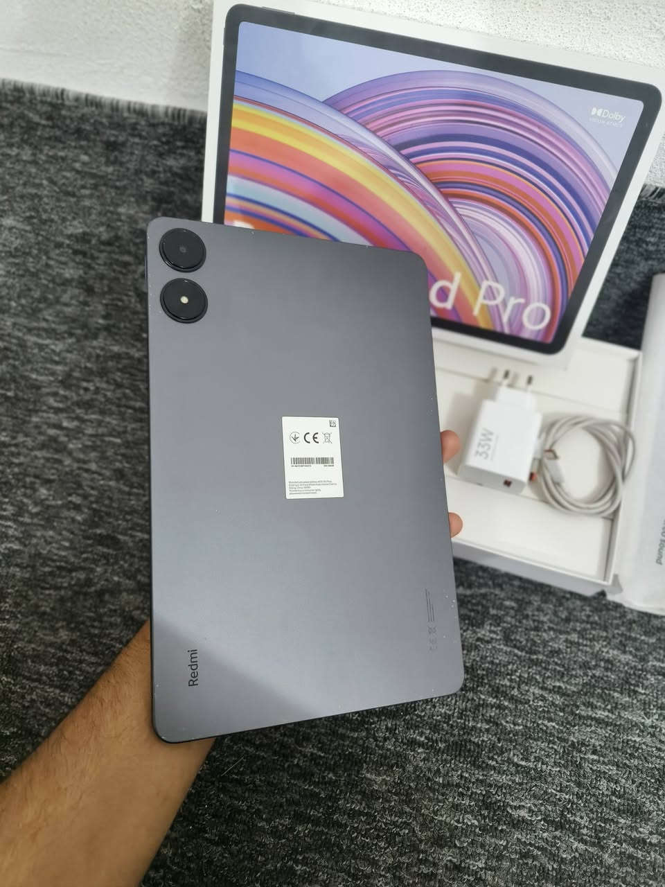 سلام عليكم رجاءا مو شراي لا تواعد 

تاب ريدمي باد برو ذاكرة 256 رام 8+8 

نضافة 95/100 استخدام أقل الشهر مكفول من كلشي

بطارية 10000 4 سبيكرات شحن 33 واط شاشة120 

غراضه كاملة شاشه ضخمه حجم 12.1 ببحي 60 اج دي آر 

مكفول من كلشي بي عواج كلش بسيط من الشركه 

سعره 245 وبي مجال مكان (نجف)


**إذا كنت صاحب هذا الإعلان وتريد حذفه لأي سبب، رجاءا أرسل رسالة إلى الدعم الفني**