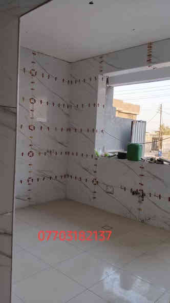 السلام عليكم خلفه بورسلين وسيراميك درجه اولى تسليم مهندس البصره ***********
