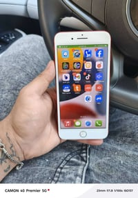 ايفون 7 بلاص ذاكره 256 نموذج m الجهاز كله شغال حته البصمه شغاله امبدل ...