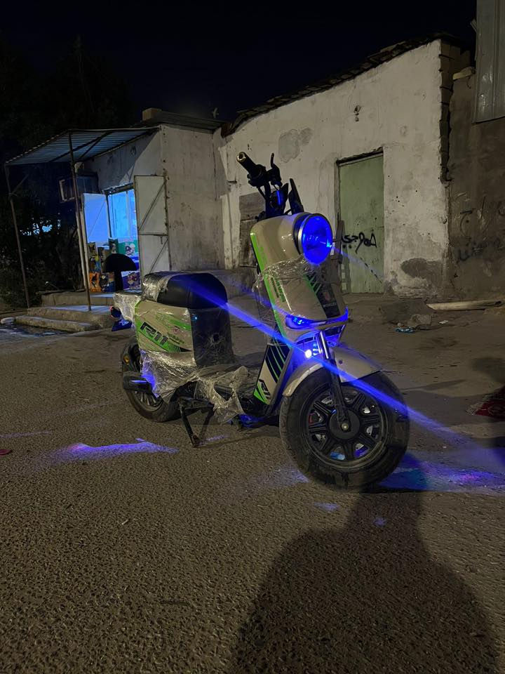 سلام عليكم دراجة كهربائية ار11السعر 550بيها مجال دراجة جديده توني ماخذها من الوكيل نضيفه كسر كارت كامله ويه البطاريه ***********
