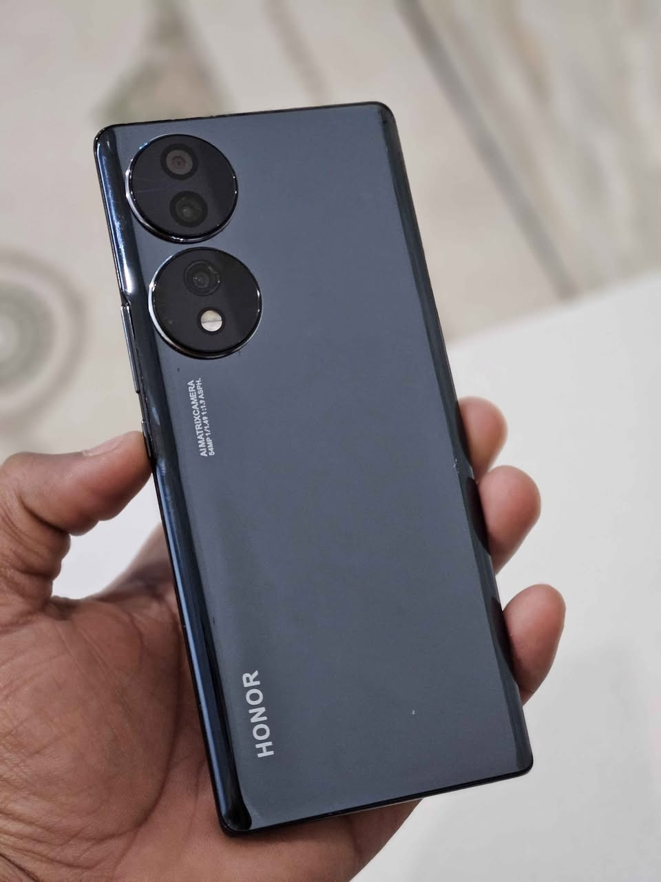 هونر 70 5G مواصفات روعة 
المعالج: ثماني النواة Snapdragon 778G+ 5G
 تكنولوجيا 6 نانو بصمة شاشة شاشة لف 
التخزين / الرام:/128 جيجا مع 8 +2 جيجا رام
الكاميرا: خلفية ثلاثية 54+50+2 م.ب. / امامية 32 م.ب.
الشاشة:120Hz 6.67 بوصة بدقة 1080x2400
نظام التشغيل: اندرويد 14
البطارية: 4800 مللي أمبير شحن سريع تربو 66 واط النجف, العراق


**إذا كنت صاحب هذا الإعلان وتريد حذفه لأي سبب، رجاءا أرسل رسالة إلى الدعم الفني**