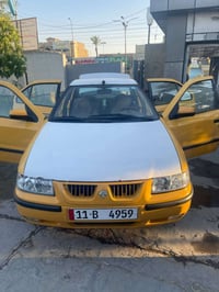 سمند موديل 2011 رقم بغداد اجره بيها ضربه فقط في الجاملغ الخلفي موضح با...