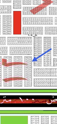 قطعة ارض للبيع طابو صرف مساحة 100م 5*20 مقاطعة 2/10 رقم القطعة 12383 ب...