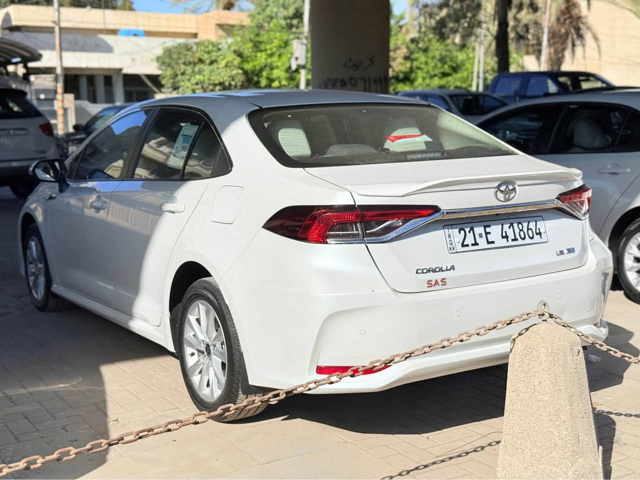 سلام وعليكم 
كورلا 2024 خليجي فول 
شركه SAS بعده بضمان 
فتحه وبصمه 
شحن واير لس 
ماشيه 19 فقط
الرقم : سليمانيه بسمي 
السياره : مكفوله كفاله عامه 
السعر : 188 
العنوان : بغداد / الصليخ 600 
اللاستفسار : *********** بغداد, العراق
