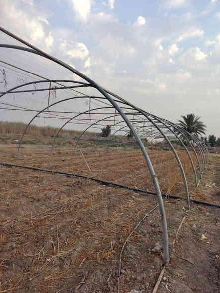 بيت زجاجي اردني 15 قوس كامل حديد و مكاني بابل جبله  رشايد  ***********
