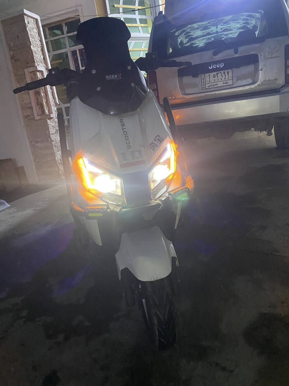 سلام عليكم دراجة شحن -بصمةسويج مستعملة أقل من أسبوع مكاني بغداد حي المعلمين رقم واتساب *********** السعر مليون 100وبيها مجال اخوان الدراجة بعدها بل جيس
