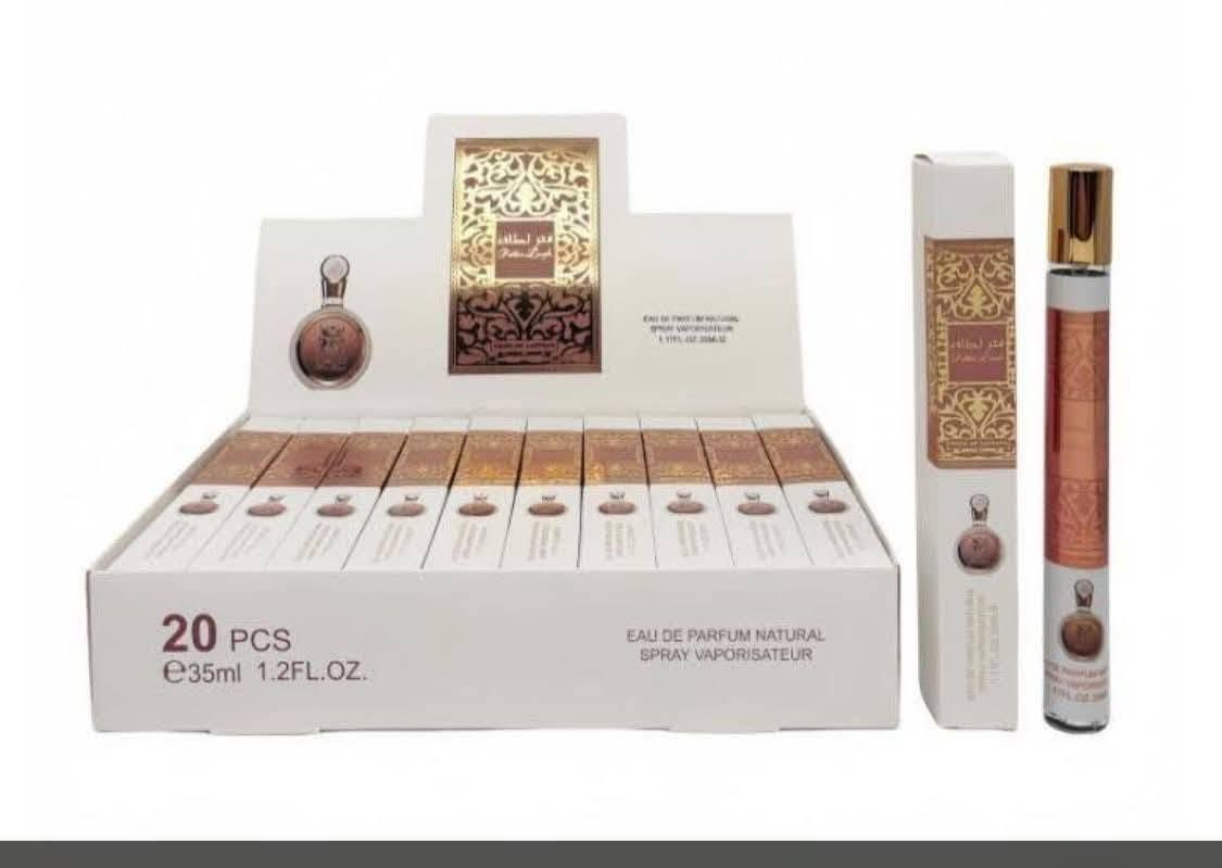 عطر 35 مل 😍
متوفر رجالي و نسواني 👍
العبوة صغيرة بحجم القلم بتنحط بالجزدان بسهولة 👍
ثباتية عالية


**إذا كنت صاحب هذا الإعلان وتريد حذفه لأي سبب، رجاءا أرسل رسالة إلى الدعم الفني**