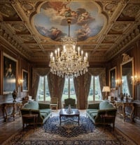 ثَريا كلاسيك مَلكي حجم 24 ذراع ⚜️   . طلاء ثابت ✅   . كرستال K9 فاخر و...