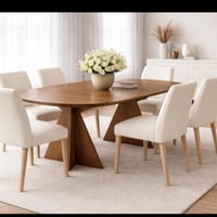 طاولة طعام • بدون كراسي • خشب ثقيل