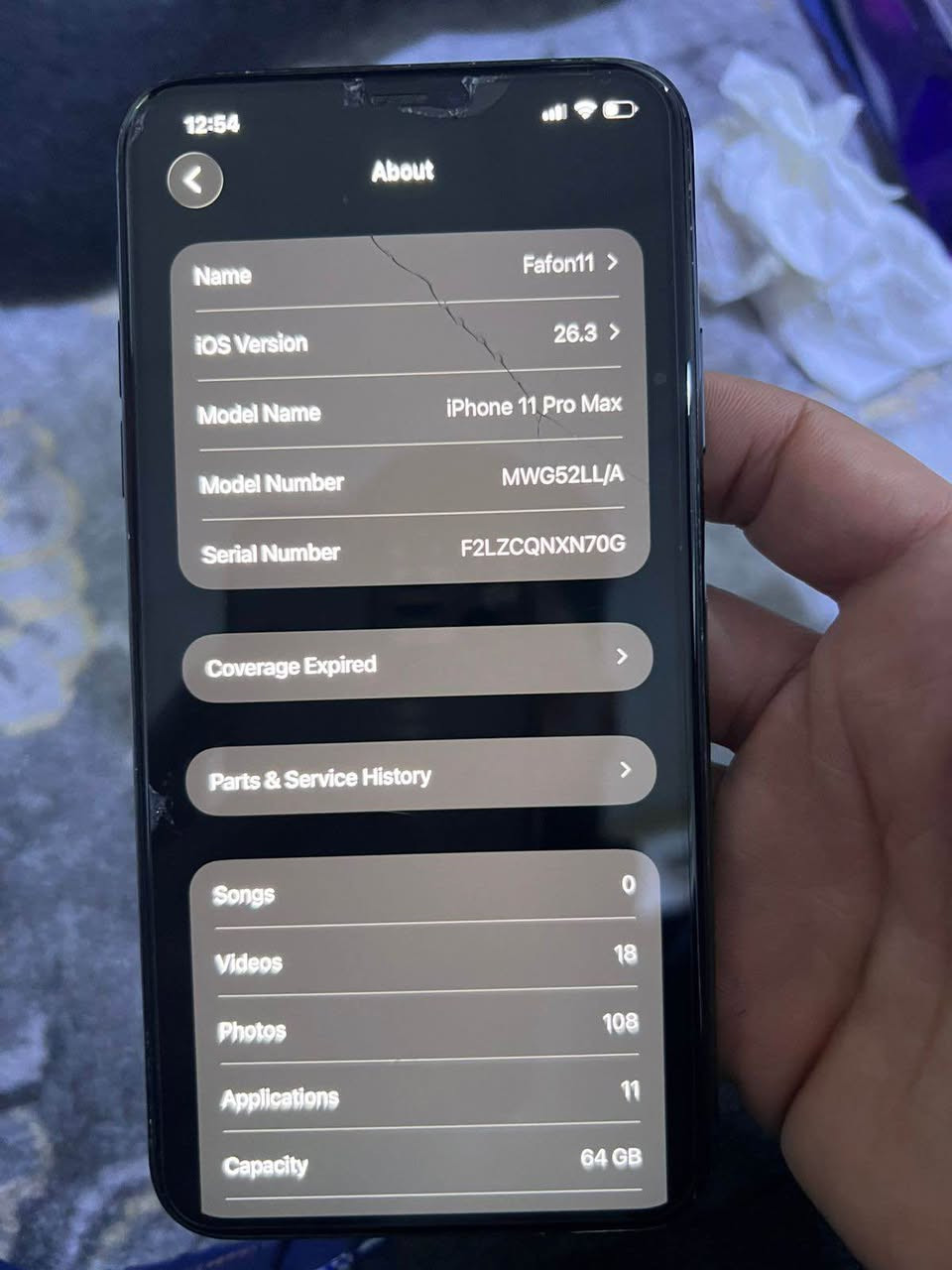 Iphone 11Promax📱
ئایفۆن ١١بروماکس
٦٤گیگا
سیستم ئوبریشنی ٢٦
باتری ١٠٠٪ گۆراوی شەریکەی هەلۆ بەتایبەت بۆ گەیمینگ ٤٥٨٠میلی ئەمبیر
هەموو شتی لەسەر بیلادە و هیجی نەگۆراوە جگە لە باتری
٣٢٥،٠٠٠هەزار و کەمێک معاملەی برایانە
شوین دهوک ناحیەی کەلەکجی
گەیاندن هەیە تەنها بو دهۆك
iOS 26🛠️
64GB 💾
Battery 100% Replaced Gaming Eagle 4580mhp🔋
 325,000IQD
شوي معاملة
يوجد توصيل
ژمارەی موبایل واتساب
0750-892-32-34 شيخان, نينوى
