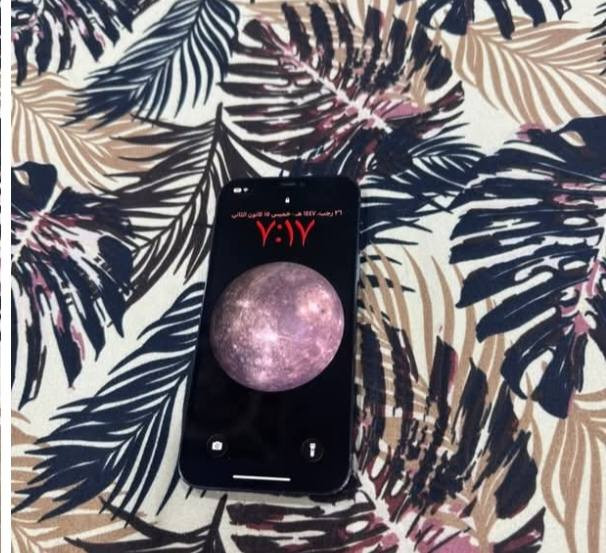 السلام عليكم ايفون ١٢ برو ماكس للبيع الجهاز نضيف كلش يعني كلش نضيف مجرد مبدل بورد وبس تجي تفحص ع ضمان سعرة ٣٥٠ رقمي ***********
