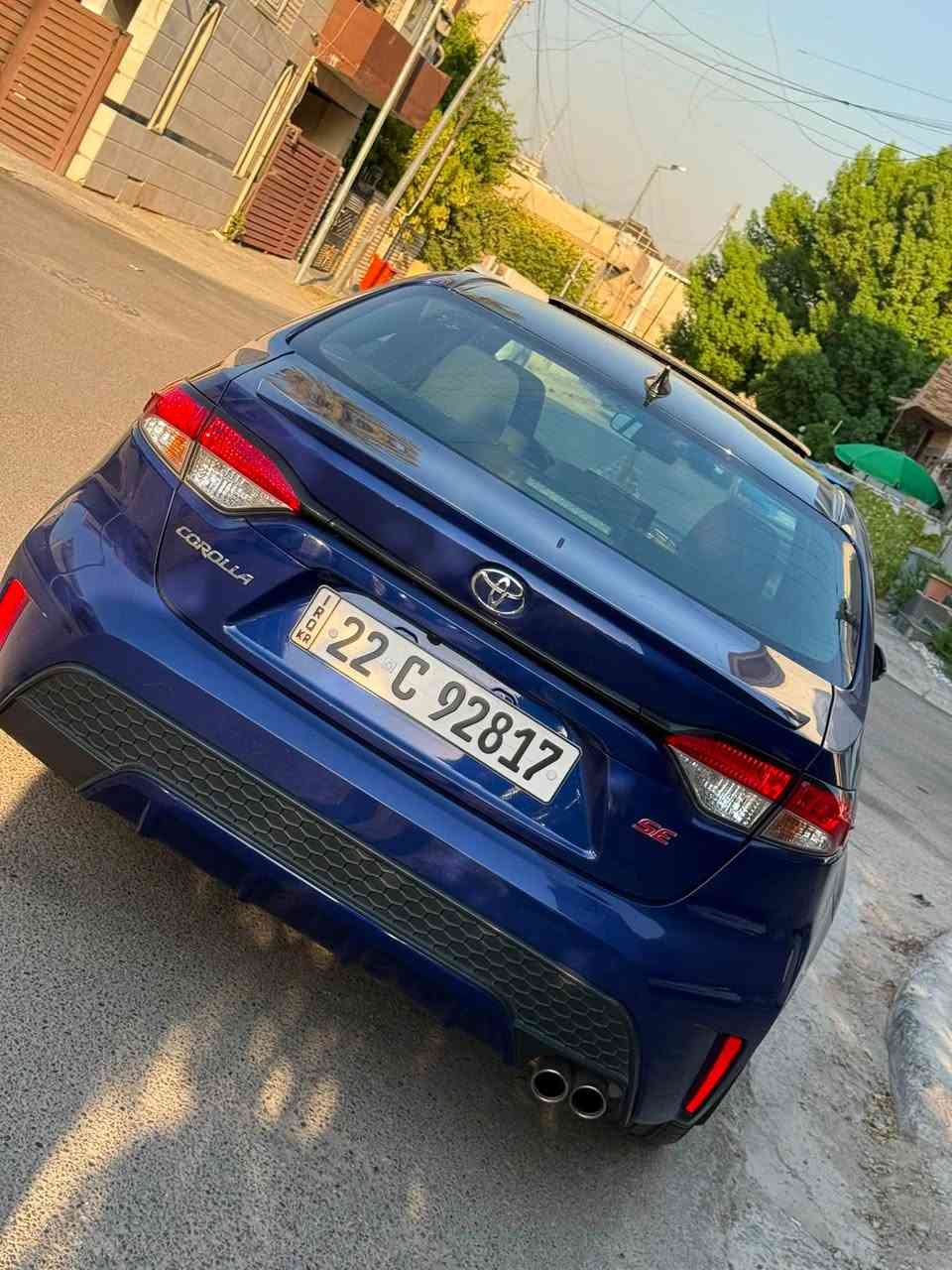السلام عليكم

كولا للبيع موديل 2022  مواصفات  se  
السياره لونين ازرق وسقف اسود 
ماشيه 21 الف وجديده وجاهزه من كلشي 
(وارد امريكي )الضرر  شخط بالبابتين فقط بدون ايرباك والصوره موجوده بالمنشور 
رقم ارييل  بأسمي  تحويل  مباشر 

سلايد روف 
بصمه وتشغيل عن بعد 
تحكمات بل ستيرن 
شفتات بالاستيرن 
شاشه اصليه 
كامره خلفيه 
اشاره بالمري 
ويل كب كروم حجم 17 انج 
تدفئه كشنات 
شاحن وايرلس 
نقطه عمياء 
 قياده ذاتيه 
تحديد مسار 
لايتات ايل اي دي 
سايد ابريك كهرباء 
السياره جديده ورايدها   152$
الاتصال ***********
بغداد / الوزيريه
