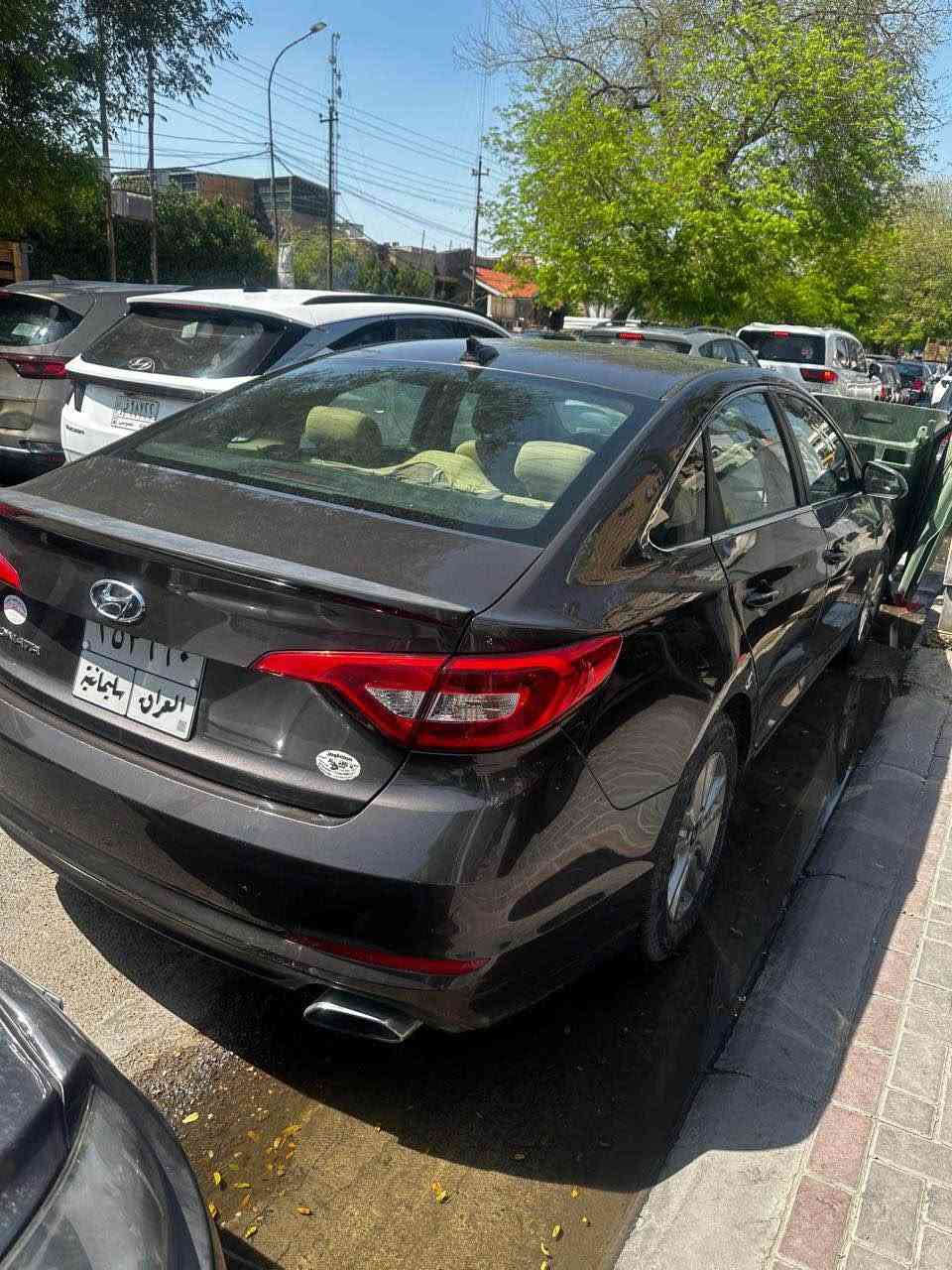 سوناته 2016
وارد امريكي بدون حادث
بيهه صبغ قطع ابيعهه حزام 
السياره ليبل واحد 
تبريد ثلج
سياره جاهزه وكامله من كلشي استخدام بيت ونضيفه كلش
رقم شمالي تحويل مباشر 
رايدهه 115$
*********** بغداد, العراق
