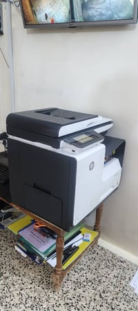 طابعه للبيع HP477  على فحص  عداد طباعه 120الف نسخه ☑️ منظومه احباره خا...