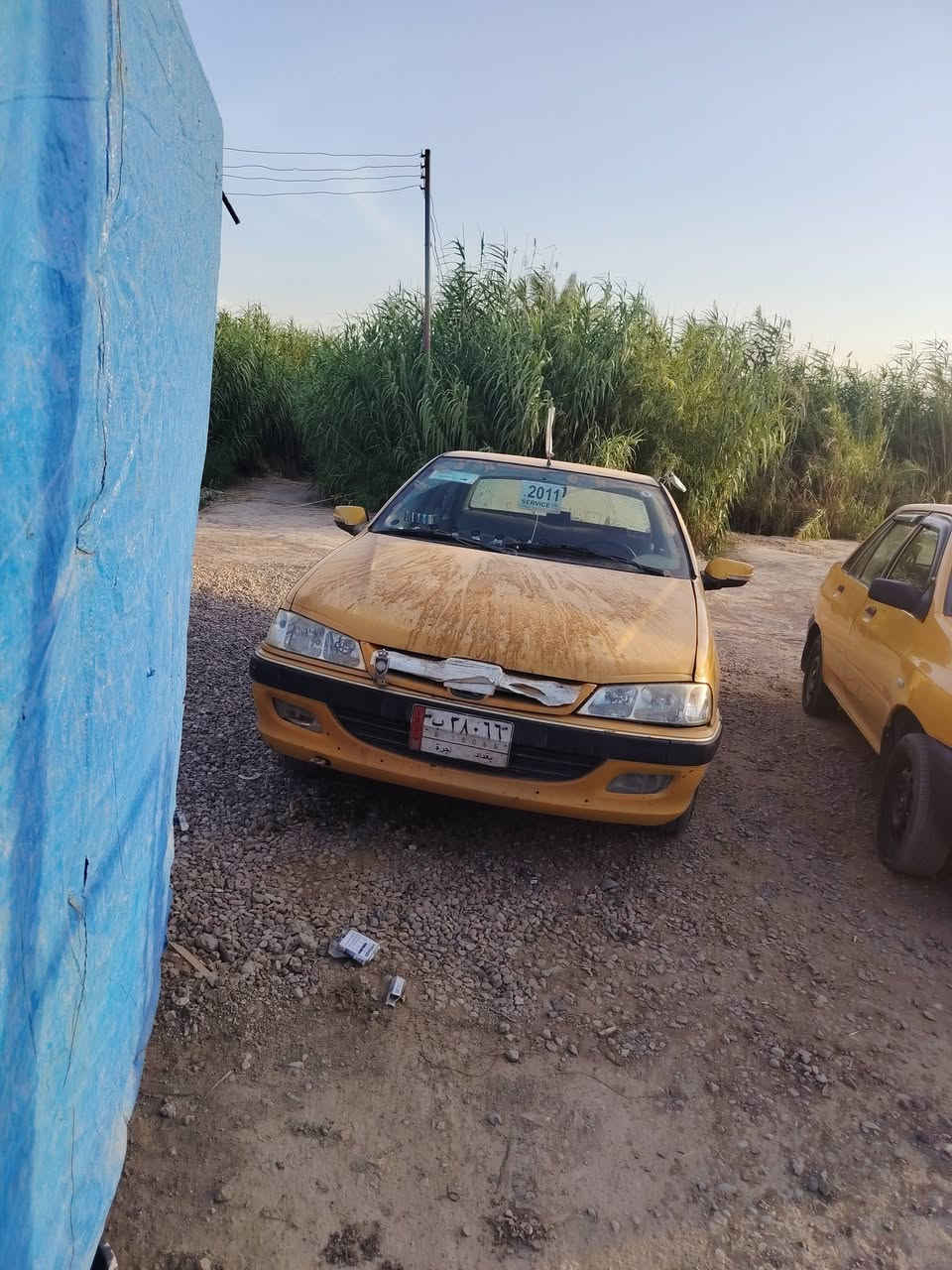 سلام عليكم بيجو بارص للبيع موديل ٢٠١١سيارة جاهزة وخير من الله بلادية عدة هاي طخب بجاملغ مضحة بصورة كير صدر امامي خلفي تخم تاير كهربايات كلة جديدداخله حلو تحويل مباشر مصفرة هية وغرامات السعر ٢٨بيه مجال كلش قليل مكان بغداد ***********
