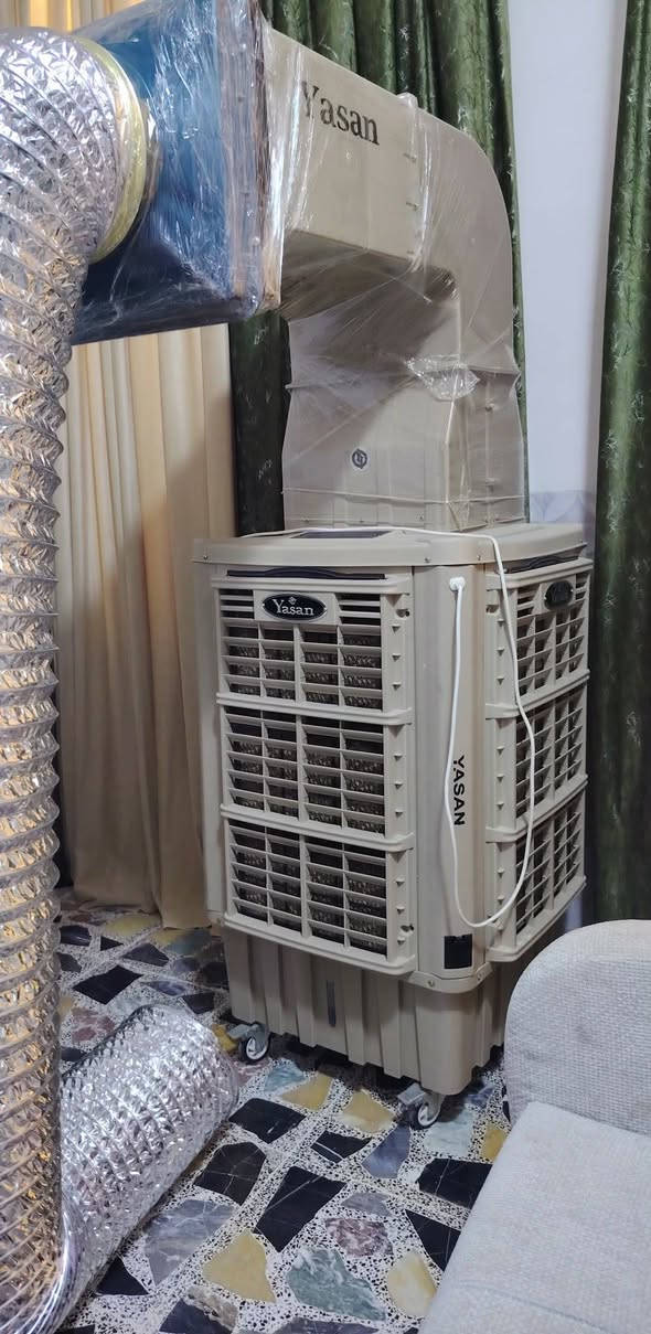 مبرده مامستعمله جديده وياها دكت وخرطوم ٥ أمتار سعر ٢٥٠ حجمه ٦٠ شركة ياسان مكان حله شارع ٨٠ مكلفه شراي يتصل على رقم ***********
