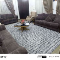 تخم ١٠ مقعد ٢ قنفة كبير+١ قنفة صغير+٢ كرسي استيراد من تركيا مقاعد مطاط...