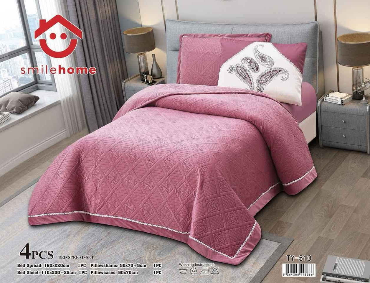 غطوة نفر مقدف ثقيل  4قطع 
مقرنص  كوالتي عالي 
قياسات 
غطوة 160*220
شرشف 100*200+25سم 
1- وجه مخدة  50*70+5سم 
1- وجه مخدة  50*70 النجف, العراق


**إذا كنت صاحب هذا الإعلان وتريد حذفه لأي سبب، رجاءا أرسل رسالة إلى الدعم الفني**