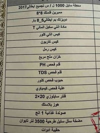 محطه كامله مع ملحقاتها للبيع للاستفسارالاتصال 07715402629