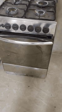 للبيع طباخ تكنو كاز مصري اربع عيون ستيل قرنين كامل جاهز السعر  75000 ا...