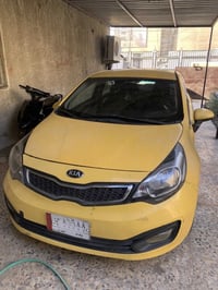 كيا ريو مديل 2014 خليجي سياره نضيفه بيه طخات خفيفه مكينه تخبل لاتبخير ...