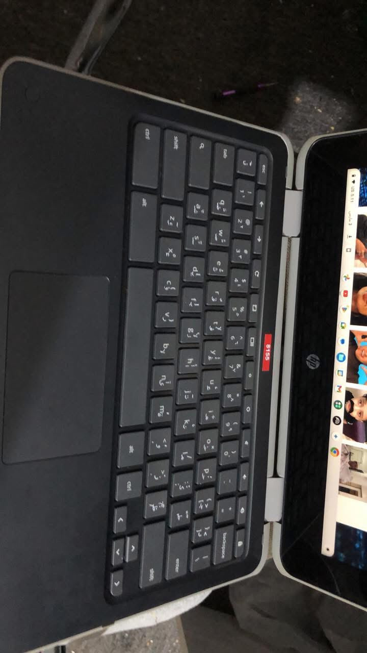 السلام عليكم
لابتوب hp كروم بوك 

لمس قلاب 360 درجه 

60 الف 
بغداد المشتل 
***********
