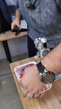 مثرامة لحم يدوية • JCW-8 • ألومنيوم مقاوم للصدأ