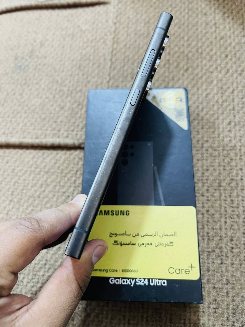 سامسونك s24 الترا وكاله عين الفهد
نظافه موضحه بصور وبيه دكمه تعلي وتنصي داخله كما موضح بصوره السعر 800 قفل مكاني الدوره
***********

