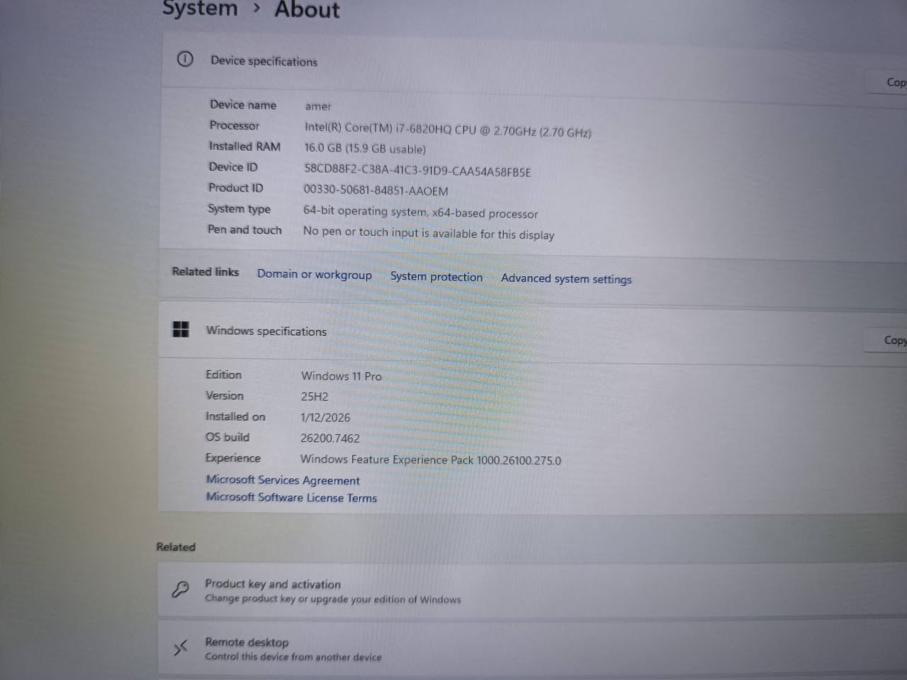 سلام عليكم 

لابتوب للبيع 

التواصل خاص


**إذا كنت صاحب هذا الإعلان وتريد حذفه لأي سبب، رجاءا أرسل رسالة إلى الدعم الفني**