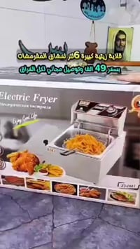 قلايه زيت • ٦لتر • ستيل