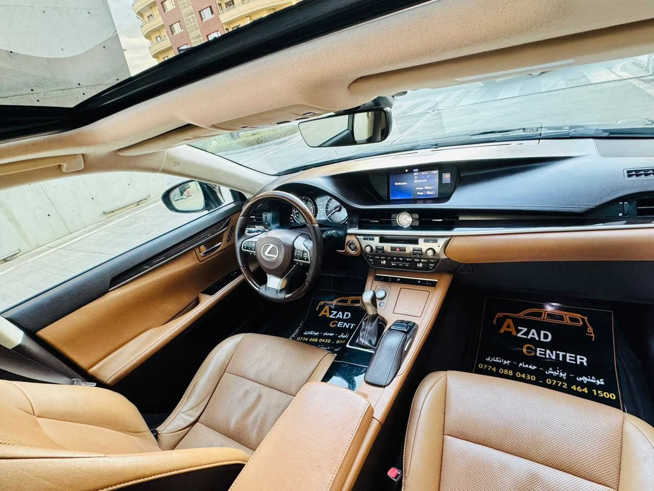 ﷽
LEXUS ES 350 2017
◽️ليگزز ES 350 موديل 2017 فول مواصفات
🔹لون اسود 
        ~~~~~~~~~~~~~~~~~~~~~~~~~~~~~~~~~
مكان🌇: سليماني               سعر💵: 194$ 🔐
 ◽️موبايل / *********** ::: ***********📲
        ~~~~~~~~~~~~~~~~~~~~~~~~~~~~~~~~~
◽️محرك V6 3.5L سته سلندر
🔹گير و محرك بشرط مامفتوح
بدون صوت بدون صرف و خلل بشرط فحص
🔹ماشيه 65 الف حقيقي

▫️بيها {{ باب سايق و  و نص بنيد صبوغ }} 
🔹سيارة جديد حيل حيلوة نضيفة

◽️مواصفات
{{ بصمة - فتحة - داخل مشمشي و قهواي  - رادار أمامي و جانبي   - كشنات جلد - كشن تتفيىة و تبريد - كشن و ستيرن كهربا - كشن خزن - ستيرن تتفيئة - شاشة - ماوص - تبريد مركزي - نيزامي أيكو - نيزامي سبورت - لايت ليدو زينون - مراي شفت - ڤوليوم - بلاجكتور - بعد هواي مواصفات }}

◽️اربع تاير و ويل بيلادي جديد بدون مصروف
🔹نظافه ١٠٠٪؜ كامل سيرفس بدون نقص و بدون مصرف
🔹بسميً السنويه بشرط تحويل و خرامه
🔹سنوي و رقم و هزة كلها جديد
سياره مابيها دينار مصرف كامل من كل نواحي

نفسي يوم /تحويل و كاله حاظر
مكان / داخل سليمانيه🌆
        ~~~~~~~~~~~~~~~~~~~~~~~~~~~~~~~~~

