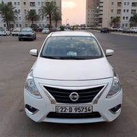 نيسان صني موديل 2024   ماشية 30,000 كم  رقم اربيل   بيها البنيد صبغ وج...