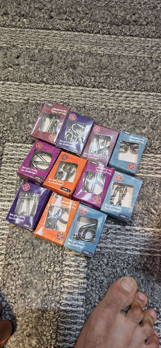 العاب الالغاز المعدنيه . مصممه لتحدي العقل 🧠
15 شلع .مع التوصيل


**إذا كنت صاحب هذا الإعلان وتريد حذفه لأي سبب، رجاءا أرسل رسالة إلى الدعم الفني**