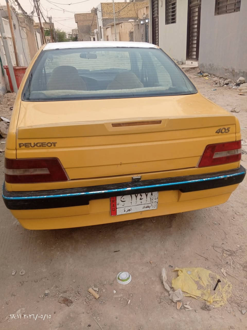 سلام عليكم بيجو 405 2010 السنويه مالته 2018 عليه هيه 90 فقط *********** الرقم بي وتساب. السعر 25 وبيه مجال
