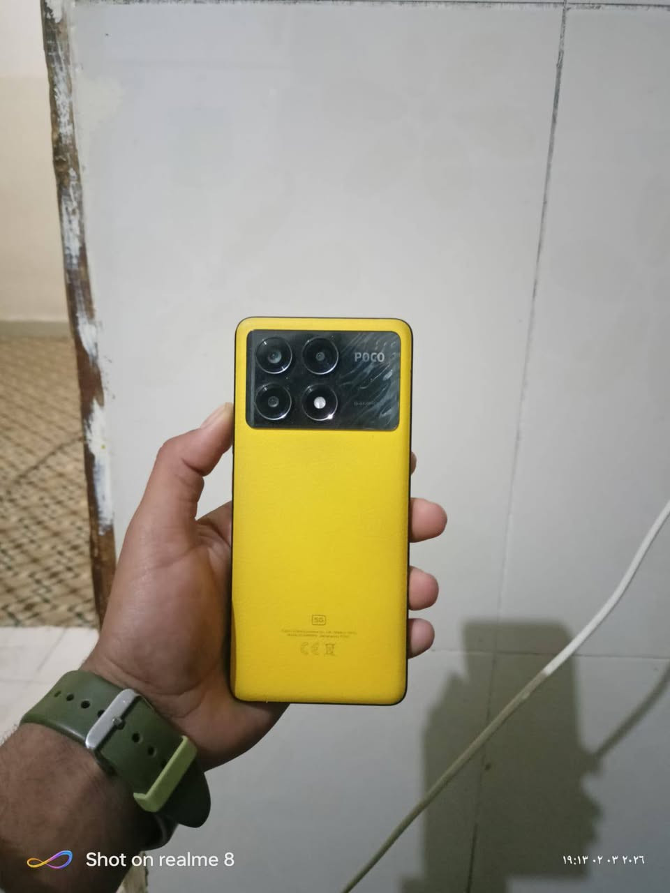 السلام عليكم شباب بوكو x6برو 5G 
الذاكره 512 الرام 12 أساسي 
السعر 270 وبي مجال 🩵
الرقم ***********
