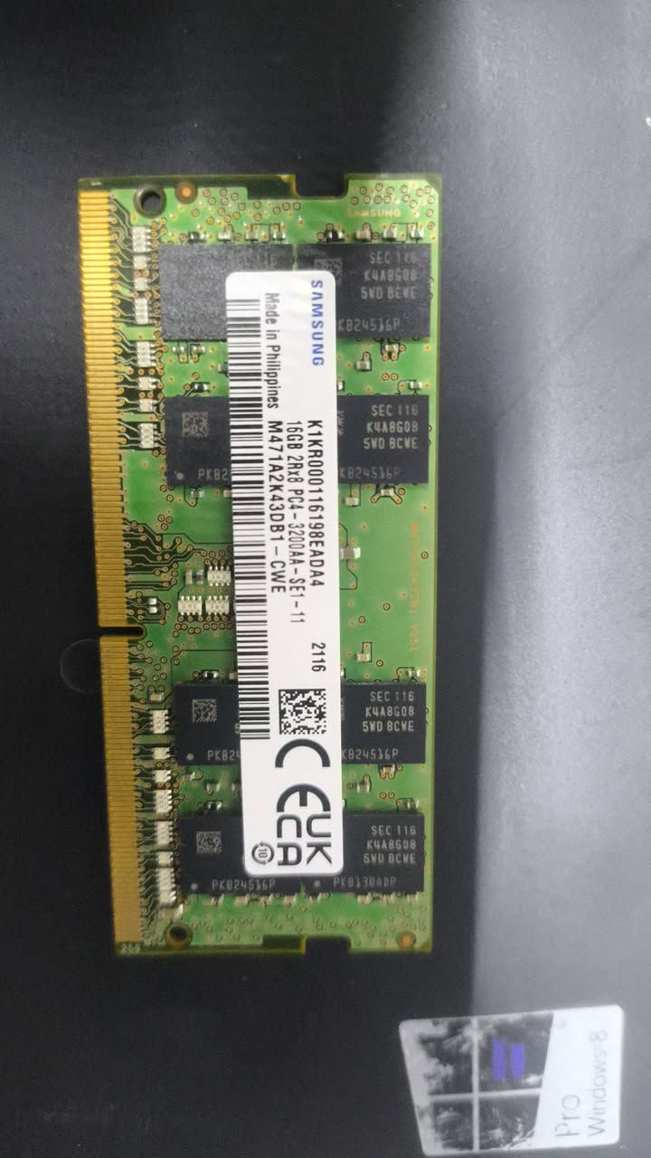 🔥 متوفر رامات لابتوب أصلية 🔥
💻 محسوبات من لابتوبات (شغل وكالة)
✅ DDR4 - 16GB
✅ سرعات مختلفة (2666 / 3200)
✅ ماركات أصلية مثل Samsung & SK hynix
✅ فحص كامل قبل البيع 🔧
💯 شغل مضمون ومجرب
📦 مناسب للتطوير وزيادة سرعة الجهاز


**إذا كنت صاحب هذا الإعلان وتريد حذفه لأي سبب، رجاءا أرسل رسالة إلى الدعم الفني**