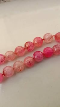 سبحة عقيق • حجر طبيعي • ٣٣ خرزة