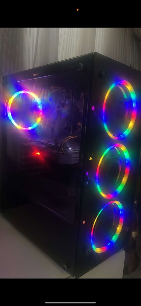 Core i3 10100f
Ram crucial ddr4 2x8gb 2666hz
Gtx 1050ti asus 
MB h410 gigabyte 
Hdd 512 gb
Power supply 500w
تجميعة كاملة 
وياهة شاشة ايسر فول اجدي 75 هيرتز
كاملة ب 550 وبيهة مجال
---------------
بورد/ b760 msi ب 120
كومبو b760 asus + i5 12400 ب 280
رامات / 2*16 ddr4 ب 130 
يدة نوفا ايليت ب 25
كيس كلكسي ويا اربع فانات مابي اي شي ب 55 الف


**إذا كنت صاحب هذا الإعلان وتريد حذفه لأي سبب، رجاءا أرسل رسالة إلى الدعم الفني**