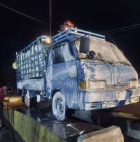 كيا بنكو موديل1995سيارة بسمي رقم بغداد سيارة بلاديه ما مصبوغة كير ومحر...