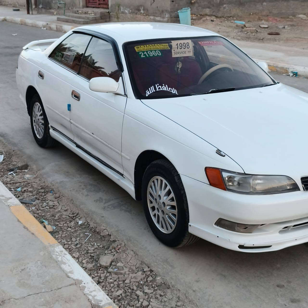سلام عليكم للبيع مارك موديل 95 سيارة مكفوله من الصبغ العام ونقل جثه وضربه القويه والعيب الشرعي والااصوليات محرك وكير ونجي رقم بصرا تحويل ثاني يوم سيارة جاهزه السعر 58 وبيه مجال الشراي يتصل***********
