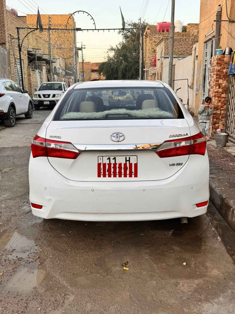 كورلا 2015
شركة العامة
مكفولة كفالة عامة تخم تاير حدادية 
ماشية 82
رقم بغداد انكليزي بأسمي 
لباقي التفاصيل الاتصال على الرقم
***********
