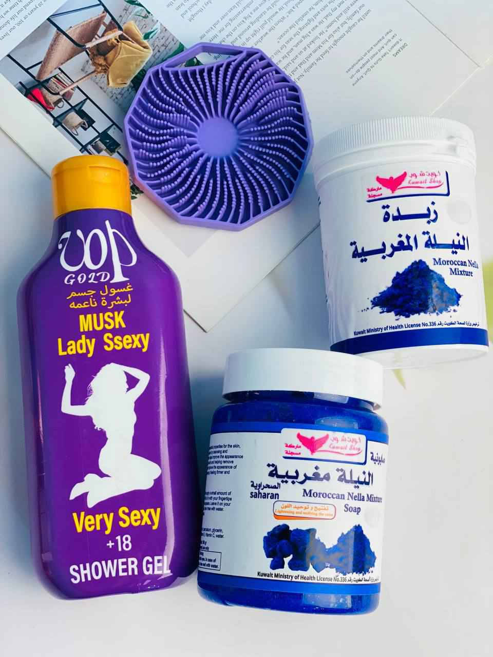 جبتلج روتين فاخر يخلي بشرتچ حرير من أول استخدام 😍👇

صابونية النيلة المغربية 🧼💙
تنظف الجسم بعمق وتفتح البشرة وتعطيج إشراقة طبيعية تخليچ تلمعين بدون فلتر ✨

ليفة الجسم 🧽💧
تساعد على تقشير لطيف وتزيل الجلد الميت بسهولة حتى تبين نتيجة الصابونية أسرع وأنعم 🌿

شاور فورمني 🧴🫧
ريحة فخمة وثابتة تخلي جسمچ معطر طول اليوم وكأنج طالعة من سبا 🧖🏻‍♀️💫

زبدة النيلة المغربية 🫙💙
الخطوة السحرية! ترطب بعمق، توحد اللون وتعطي نعومة تخبل ما راح تستغنين عنها بغداد, العراق


**إذا كنت صاحب هذا الإعلان وتريد حذفه لأي سبب، رجاءا أرسل رسالة إلى الدعم الفني**